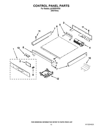 Diagram for JJW3830WP00