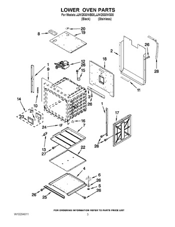 Diagram for JJW2530WS00