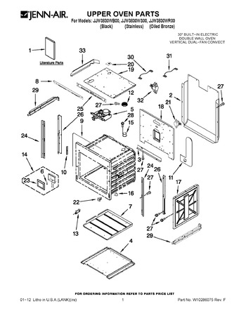 Diagram for JJW3830WB00