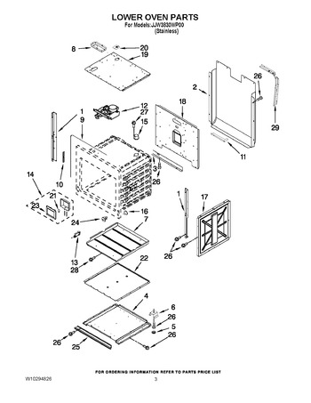 Diagram for JJW3830WP00