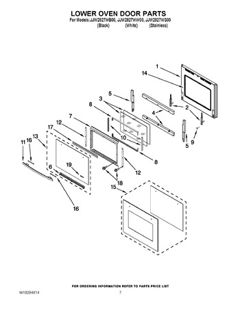 Diagram for JJW2827WW00