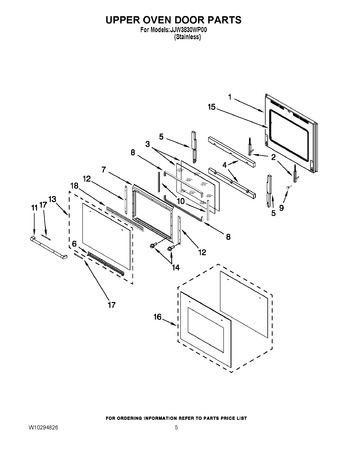 Diagram for JJW3830WP00