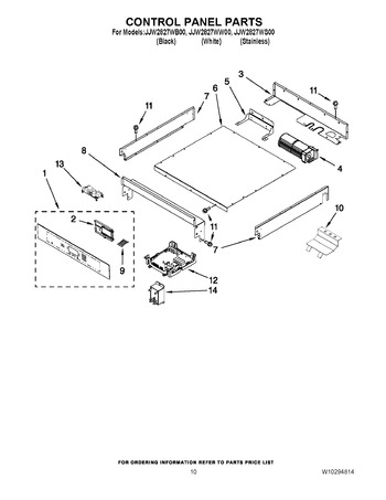 Diagram for JJW2827WW00