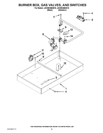 Diagram for JGC9536BDS16