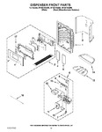 Diagram for 08 - Dispenser Front Parts