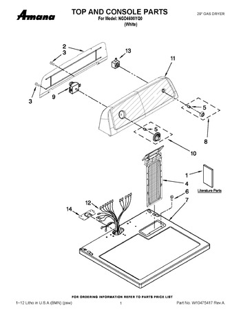 Diagram for NGD4600YQ0