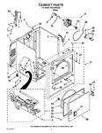 Diagram for 02 - Cabinet Parts