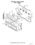 Diagram for 02 - Control Panel Parts