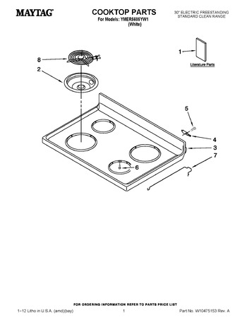 Diagram for YMER5605YW1