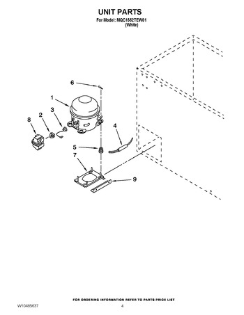 Diagram for MQC1552TEW01