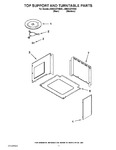 Diagram for 08 - Top Support And Turntable Parts