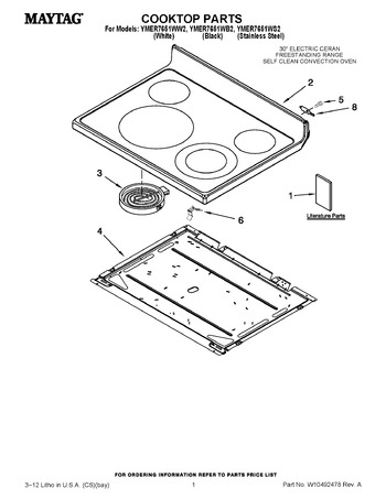 Diagram for YMER7651WW2