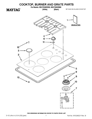 Diagram for MGC7636WW00