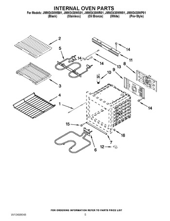 Diagram for JMW2430WW01