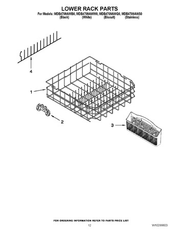 Diagram for MDB4709AWW0