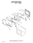 Diagram for 02 - Oven Door Parts