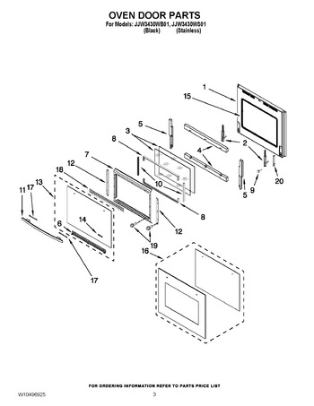 Diagram for JJW3430WS01