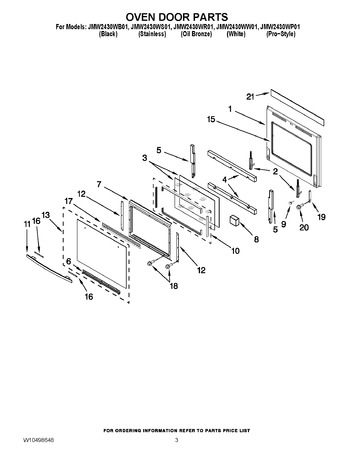 Diagram for JMW2430WW01