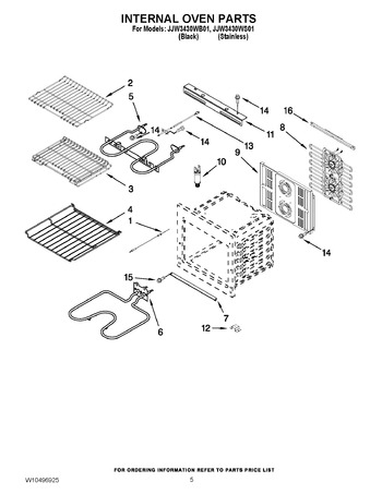 Diagram for JJW3430WS01