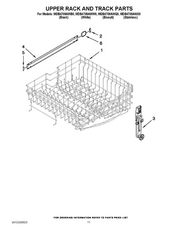 Diagram for MDB4709AWW0