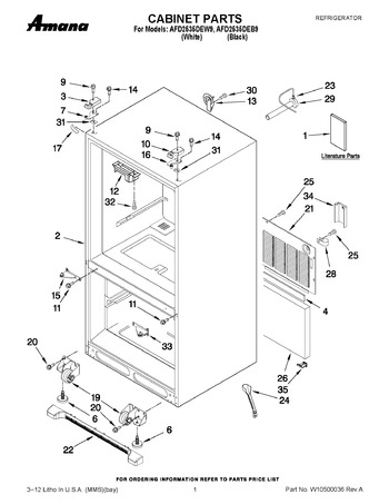 Diagram for AFD2535DEB9