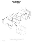 Diagram for 02 - Oven Door Parts