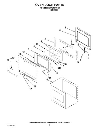 Diagram for JJW2430WP01