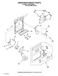 Diagram for 08 - Dispenser Front Parts