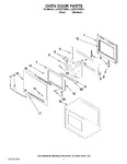 Diagram for 02 - Oven Door Parts