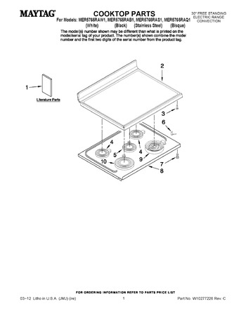 Diagram for MER5765RAQ1