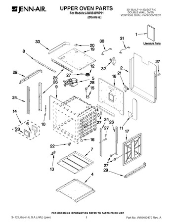 Diagram for JJW3830WP01