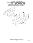 Diagram for 02 - Control Panel Parts