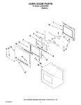 Diagram for 02 - Oven Door Parts