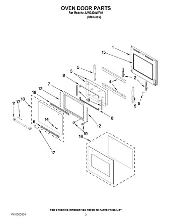 Diagram for JJW3430WP01