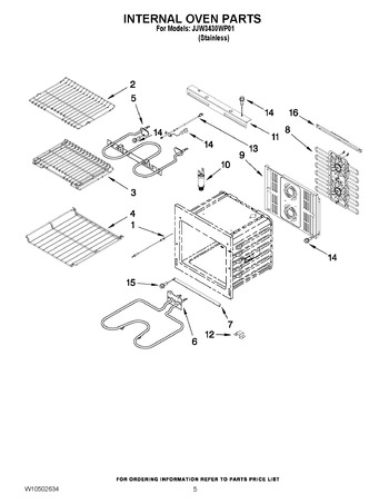 Diagram for JJW3430WP01