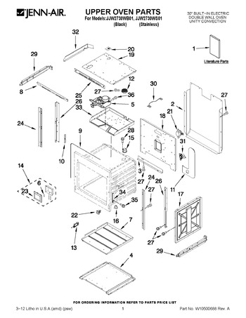 Diagram for JJW2730WB01