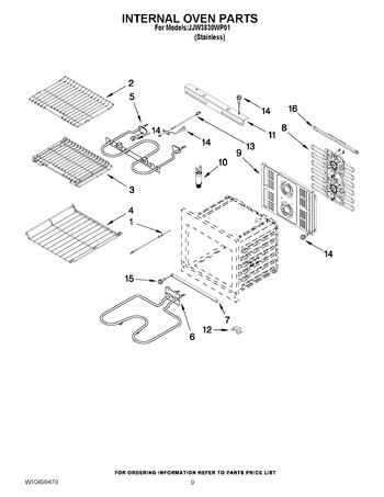 Diagram for JJW3830WP01