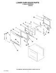 Diagram for 04 - Lower Oven Door Parts