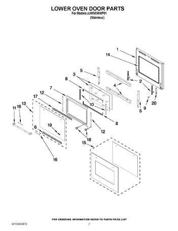 Diagram for JJW3830WP01