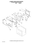 Diagram for 04 - Lower Oven Door Parts