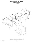 Diagram for 03 - Upper Oven Door Parts