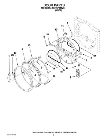 Diagram for MDE25PDAZW0