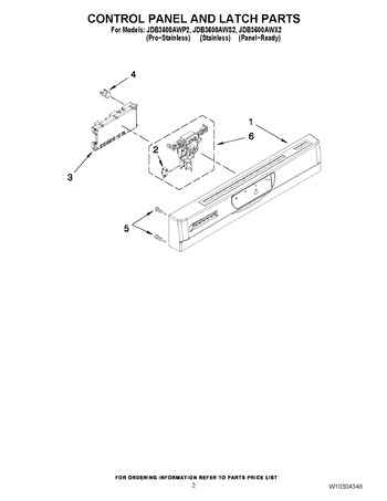 Diagram for JDB3600AWX2