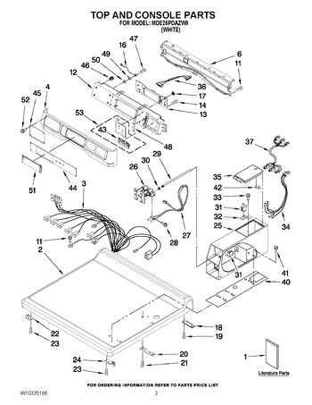 Diagram for MDE25PDAZW0