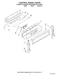 Diagram for 02 - Control Panel Parts