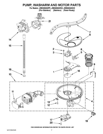 Diagram for JDB3600AWS2