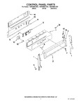 Diagram for 02 - Control Panel Parts