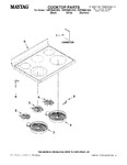 Diagram for 01 - Cooktop Parts