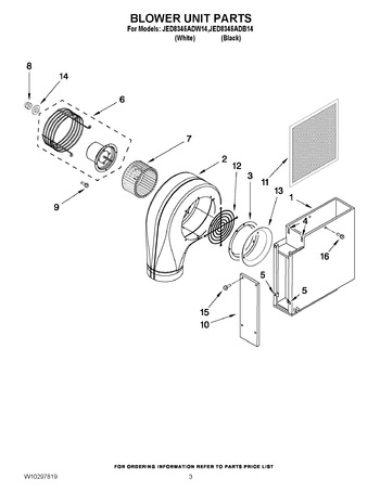 Diagram for JED8345ADB14