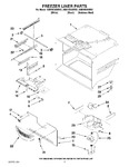 Diagram for 03 - Freezer Liner Parts